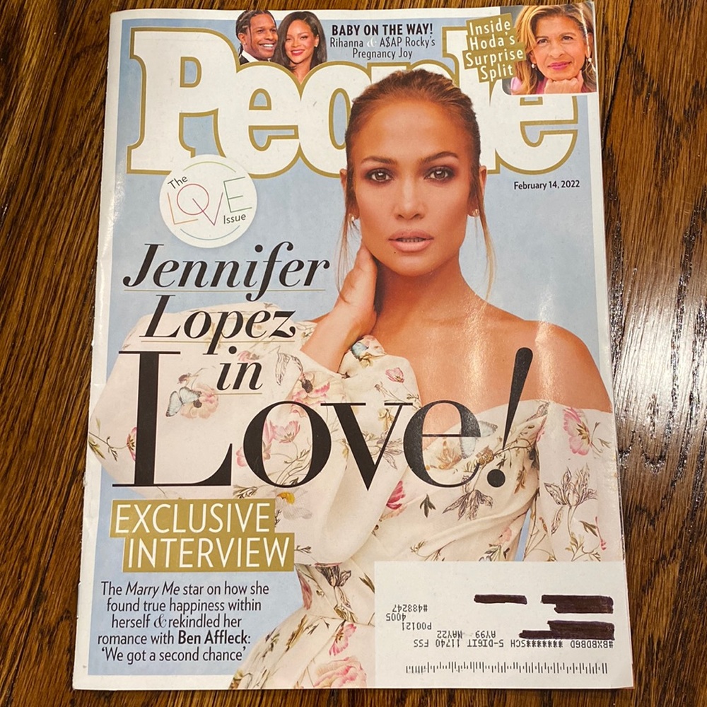 People Magazine - February 14 2022 - Jennifer Lopez - Rihanna & ASAP Rocky j.lo